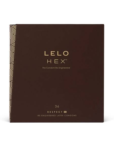 LELO Hex Respect XL - kondómy XL - tenké latexové - balenie 36 ks