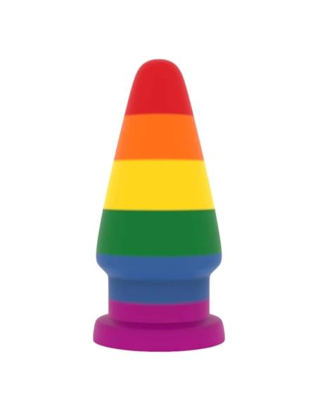 Lovetoy Prider - análny kolík - 15 cm - dúhový