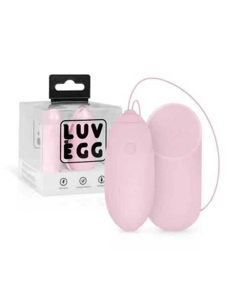 LUV EGG - Bezdrôtové vibračné vajíčko (ružové)