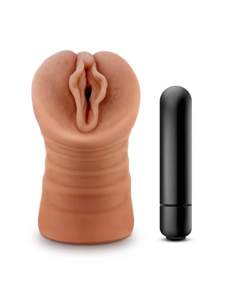 M For Men - vibračná umelá vagína - naturálne prevedenie