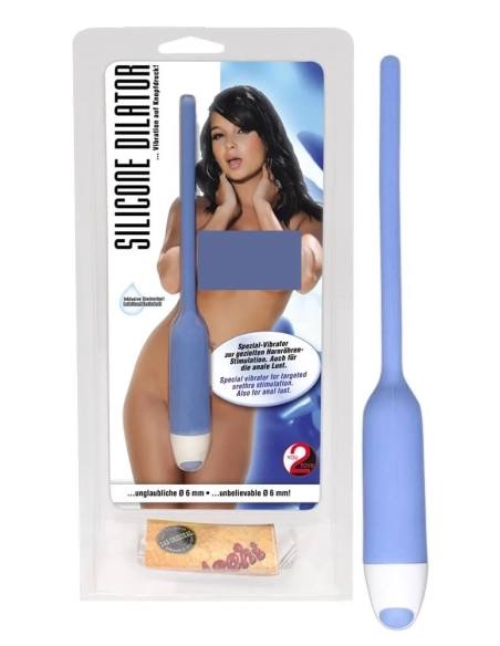 You2Toys - vibrátor do močovej trubice - silikónový - modrý