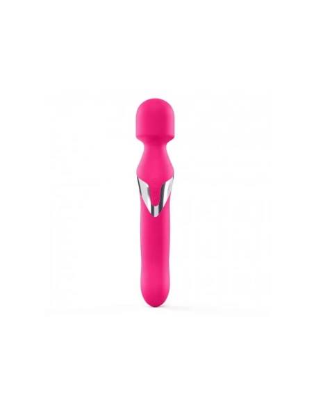 Dorcel - vibrátor a masážny prístroj 2v1 - dobíjací - ružový