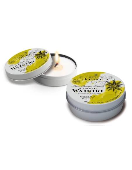 Petits Joujoux Waikiki - masážna sviečka - kokos ananás - 43 ml