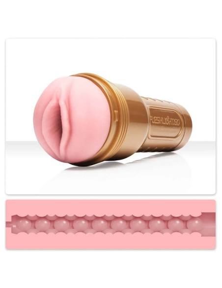 Kompaktná vagína Fleshlight GO - trénuj výdrž (ružová)