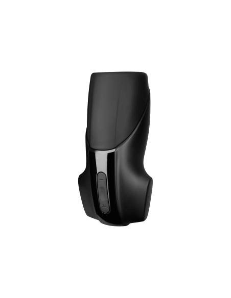 Satisfyer Men Vibration - vibračný masturbátor na penis - čierny