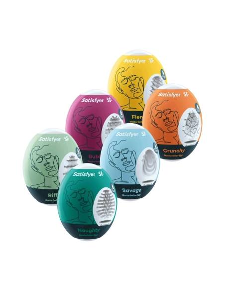 Satisfyer Egg Set - masturbátor vajíčko sada - 6 kusov