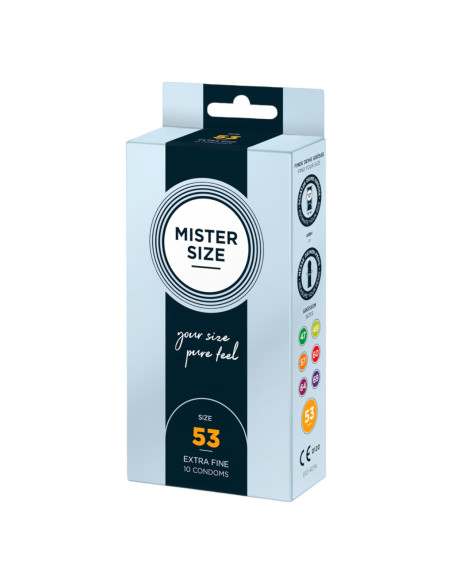 Mister Size - tenký kondóm - 53mm - 10 ks