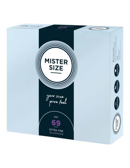 Mister Size - tenký kondóm - 69mm - 36 ks