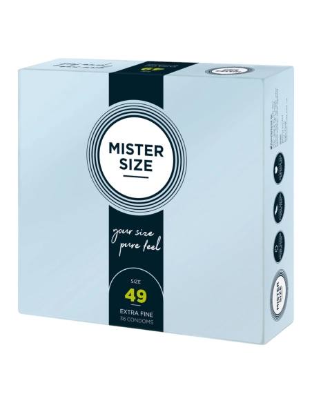 Mister Size - tenký kondóm - 49mm - 36 ks