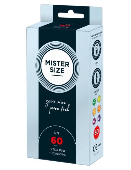 Mister Size - tenký kondóm - 60mm - 10 ks