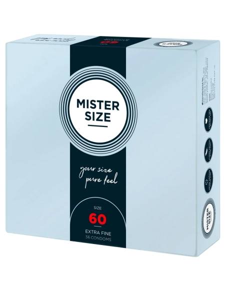 Mister Size - tenký kondóm - 60mm - 36 ks
