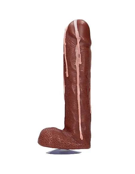 Dicky Cum - mydlo penis s semenníkmi - hnedé - 250g