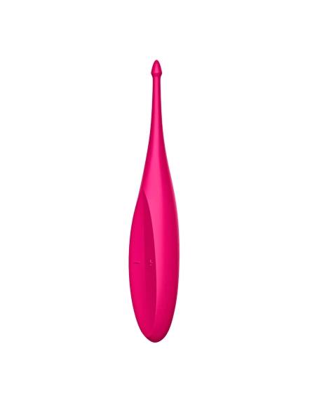 Satisfyer Twirling Fun - nabíjateľný vodotesný vibrátor na klitoris - ružový