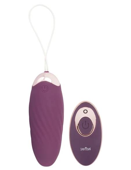 Javida Shaking Love - pulzujúce vibračné vajíčko (fialové)