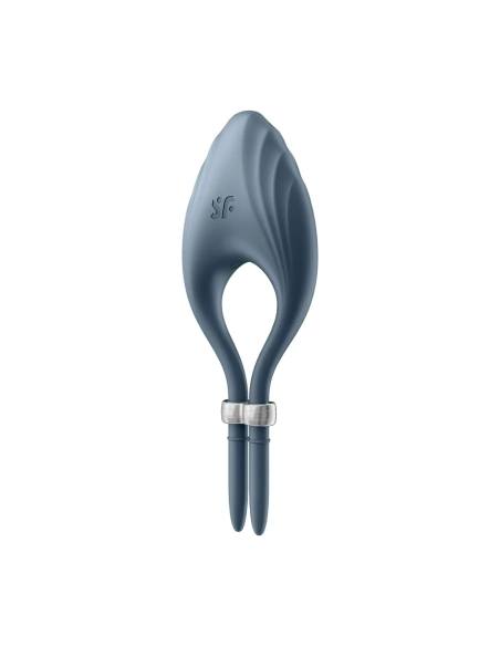 Satisfyer Duelist - vibračný erekčný krúžok na penis - nabíjací - sivý