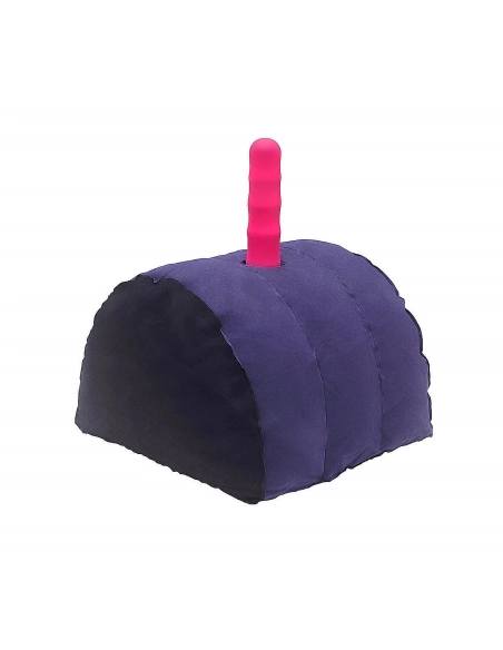 Magický vankúš - Nafukovací sexy vankúš s držiakom na dildo (fialový)