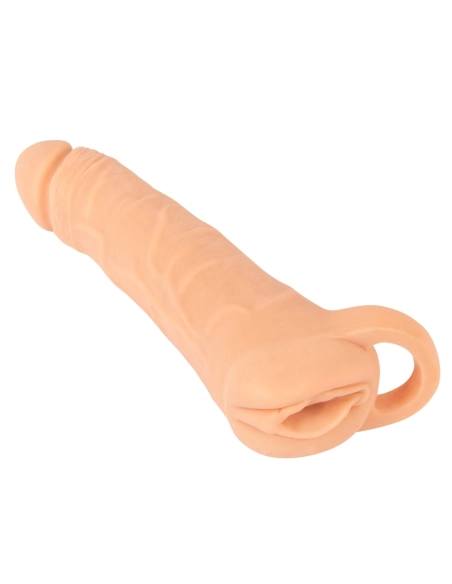 Nature Skin - masturbátor a návlek na penis - realistický - 23 cm - telová farba