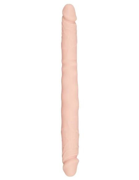 You2Toys - dvojitý dildo - 100% silikón - naturálny