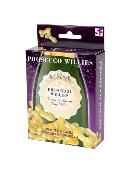 Prosecco Willies - želé cukríky v tvare penisu - príchuť prosecca - 120g