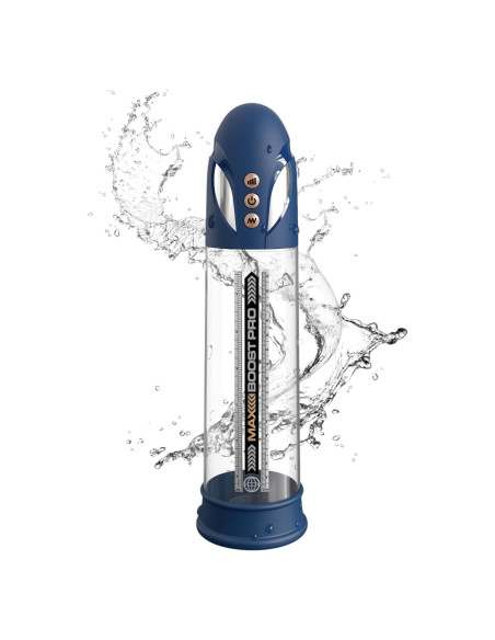 Pump Worx - automatická vákuová pumpa na penis - modrá