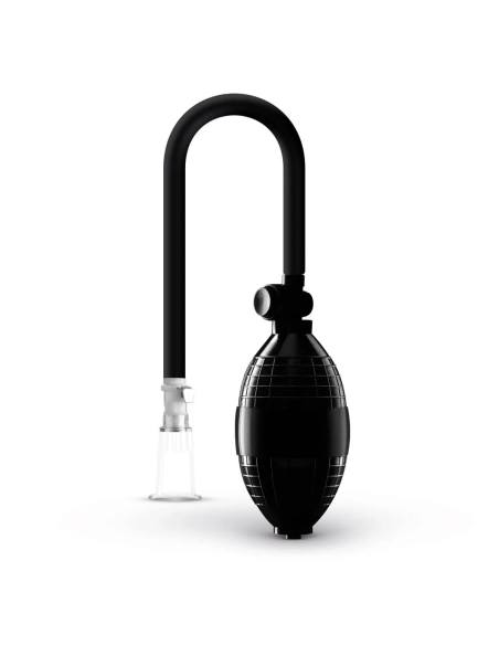 Saiz Basic - vákuová pumpa na klitoris - priehľadná/čierna