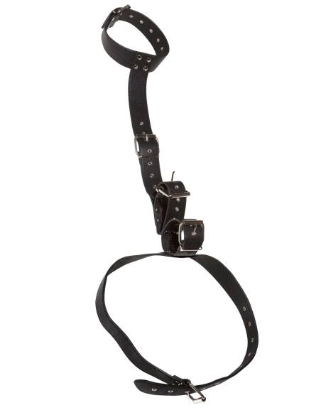 / Bad Kitty - popruhy na zviazanie rúk za chrbtom (čierne)