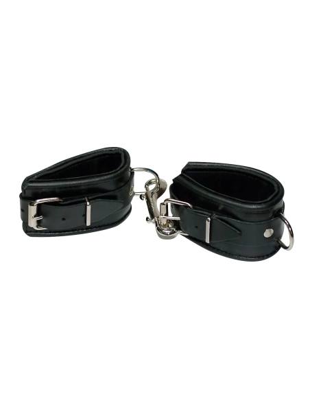 ZADO - kožené putá na zápästie (čierne)