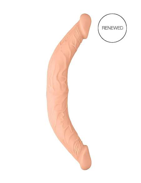 RealRock - dvojitý dildo - 36 cm - telová farba
