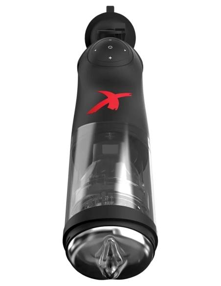 PDX Mega-Bator - automatický masturbátor s rotáciou a pohybom hore-dole - čierny
