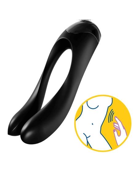 Satisfyer Candy Cane - dvojitý vibrátor - nabíjateľný