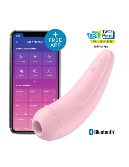 Satisfyer Curvy 2+ - stimulátor klitorisu s vlnkami - ružový