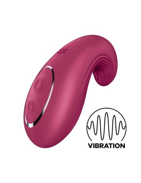 Satisfyer - vibrátor na klitoris - nabíjateľný - červený