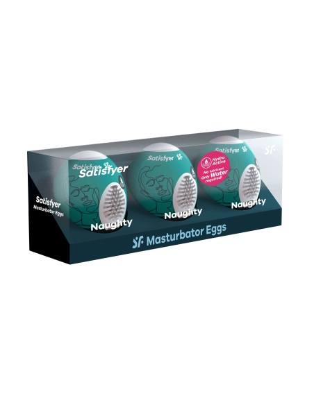 Satisfyer Egg - masturbátor vajíčko - sada 3 ks