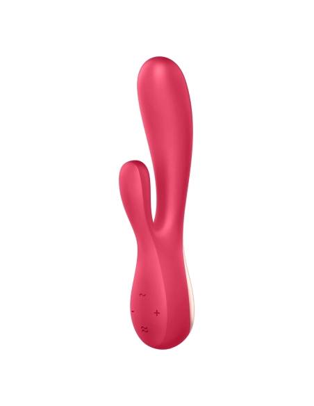 Satisfyer Mono Flex - vibrátor pre ženy - vodotesný - červený