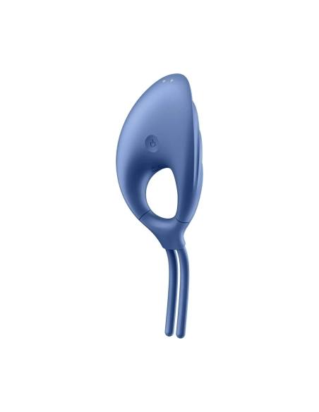 Satisfyer Swordsman - vibračný erekčný krúžok - nabíjateľný - modrý