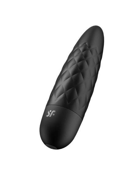 Satisfyer - mini vibrátor pre ženy - vodotesný - čierny
