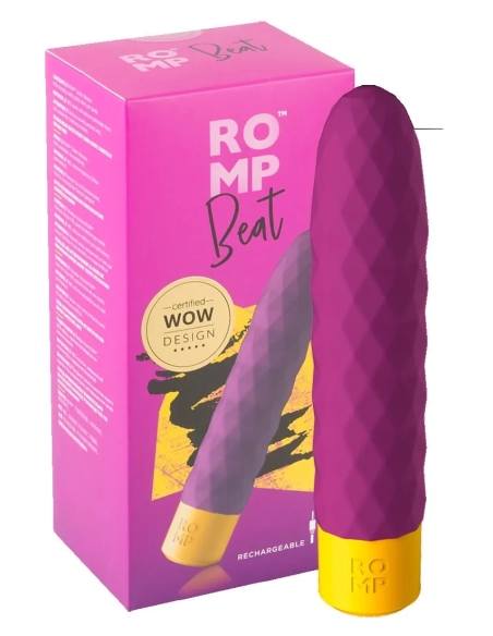 ROMP Beat - vibrátor na batériu - vodotesný - fialový