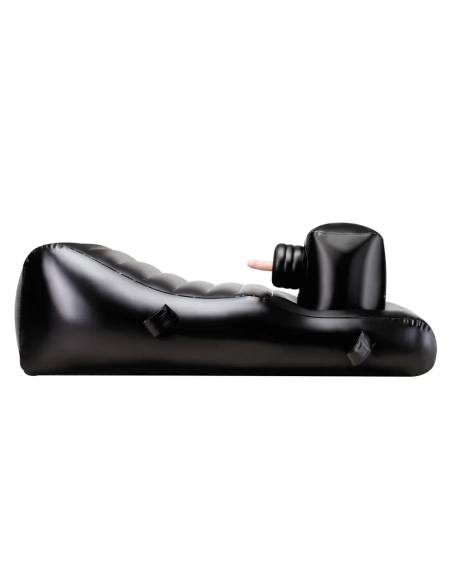 Louisiana Lounger - sex stroj s vibrátorom - čierny