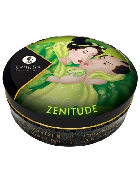 Shunga - masážna sviečka - zelený čaj - 30 ml