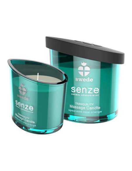 Swede Senze - masážna sviečka - ruža a pomaranč - 50 ml
