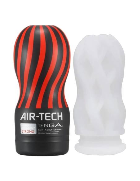 TENGA Air Tech Strong - masturbátor s textúrou - biely