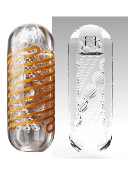 TENGA Spinner Beads - masturbátor - priehľadný
