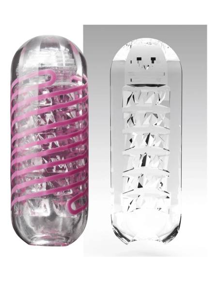 TENGA Spinner Brick - masturbátor - priehľadný