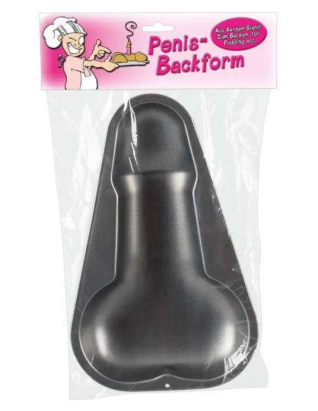 Forma na tortu penis - silikón - 29x18cm