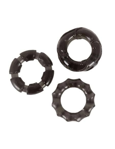 You2Toys - sada erekčných krúžkov (3 ks) - sivá