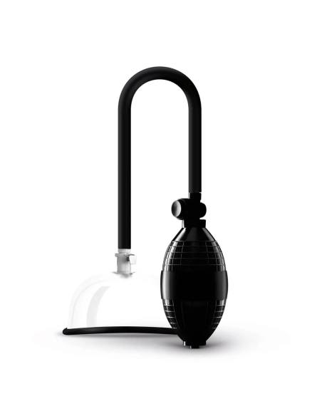 Saiz Basic - vákuová pumpa na vagínu - priehľadná/čierna