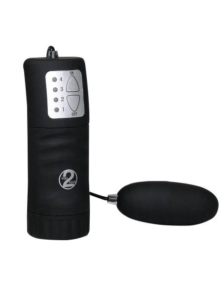 You2Toys - vibračné vajíčko - čierne