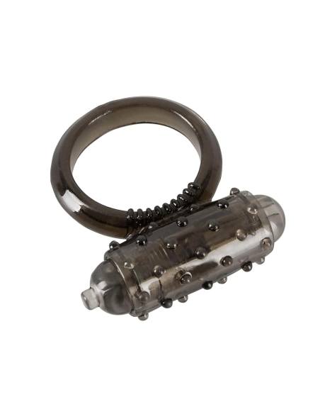 You2Toys - vibračný krúžok na penis - silikón - čierny