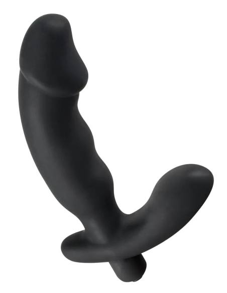 Rebel - vibrátor na prostatu s penisom - čierny