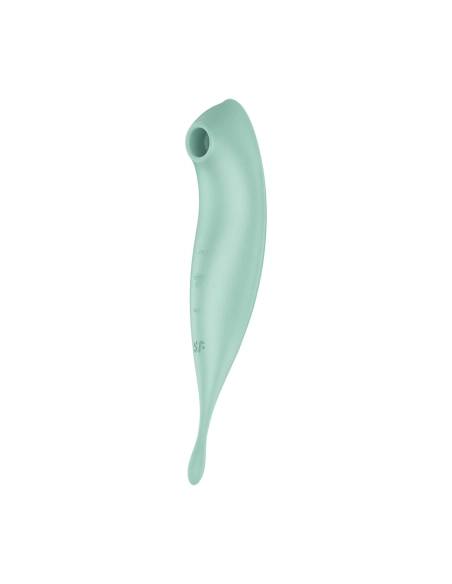 Satisfyer Twirling Pro - 2v1 smart klitoriálny vibrátor - mentolová